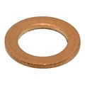 Midwest Fastener Sealing Washer, Fits Bolt Size M6 Copper, Copper Finish, 20 PK 34661